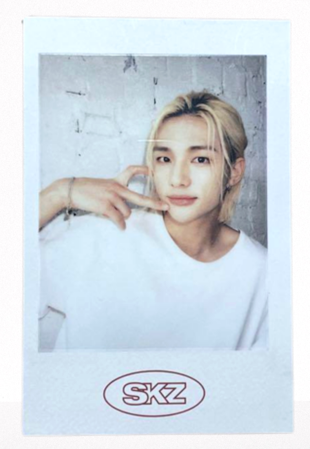 Stray Kids SKZ HYUNJIN Season's Greetings 2021 Official Polaroid