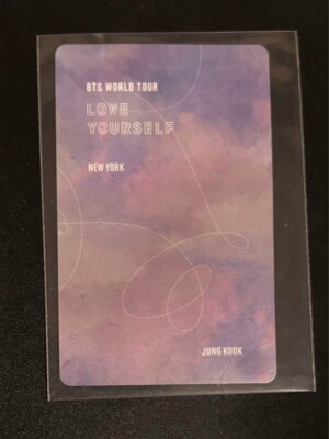 BTS Jungkook Love Yourself World Tour NEW YORK DVD Official Photo