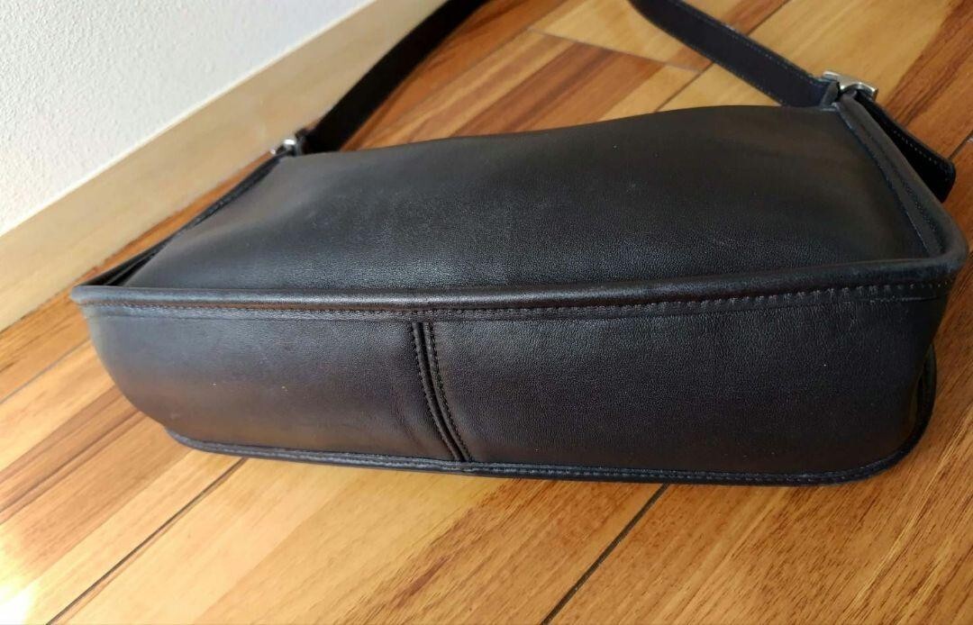 Extremely Rare Made In USA Old Coach 9071 Shoulder Bag Black