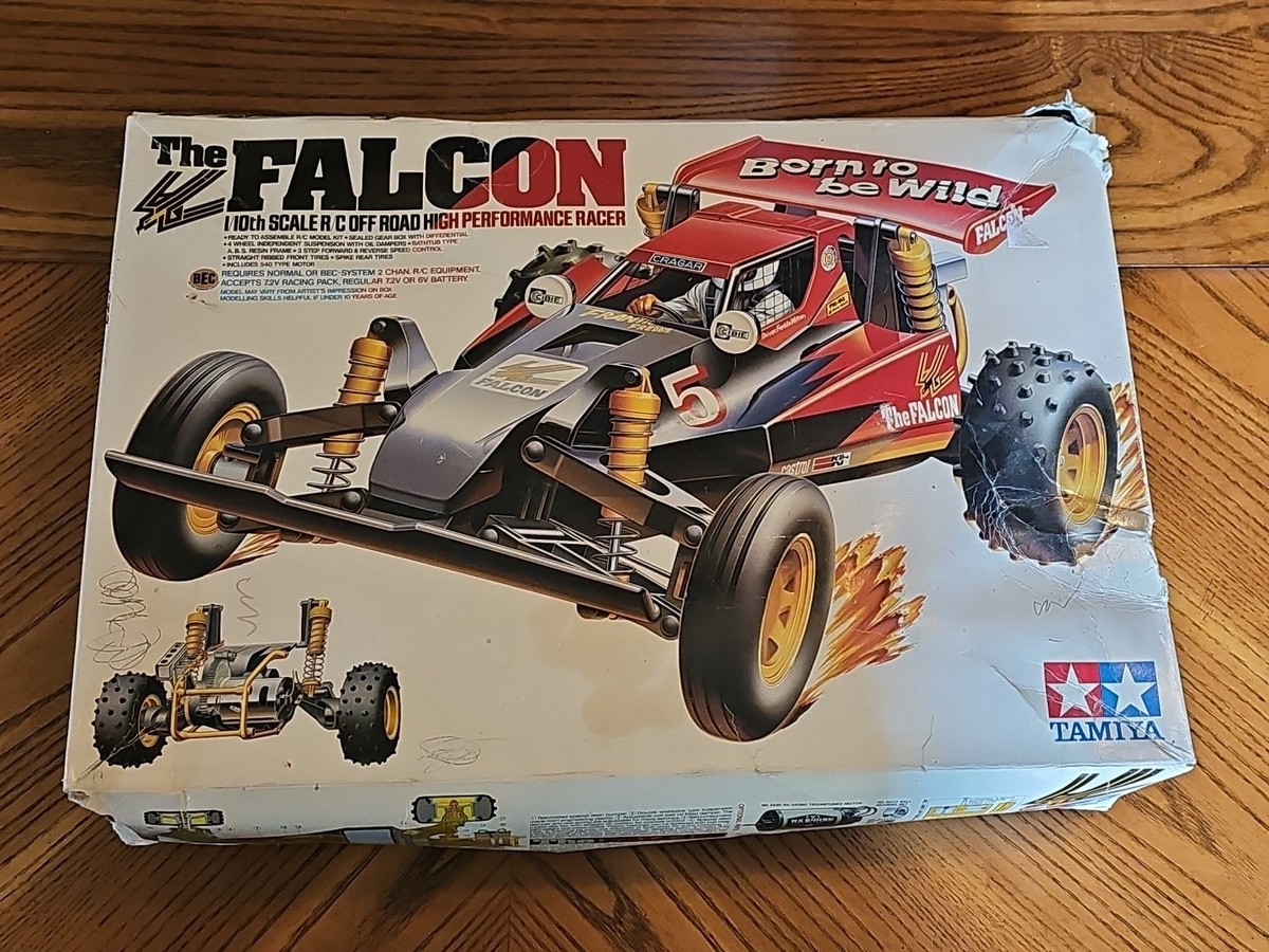 Tamiya The Falcon Radio Controlled Car RC #5805 1:10 Scale Vintage