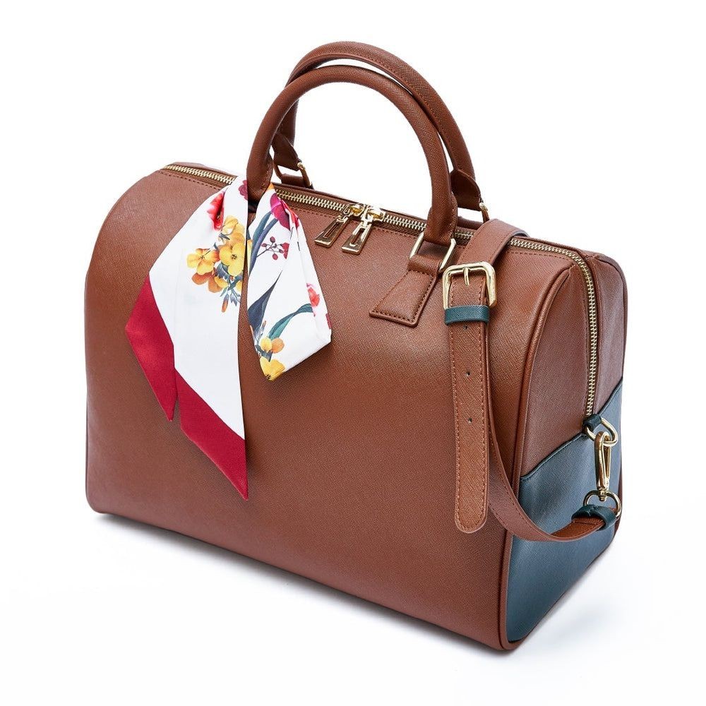 BTS Artist Made Collection V Taehyung Mute Boston Bag Brown W