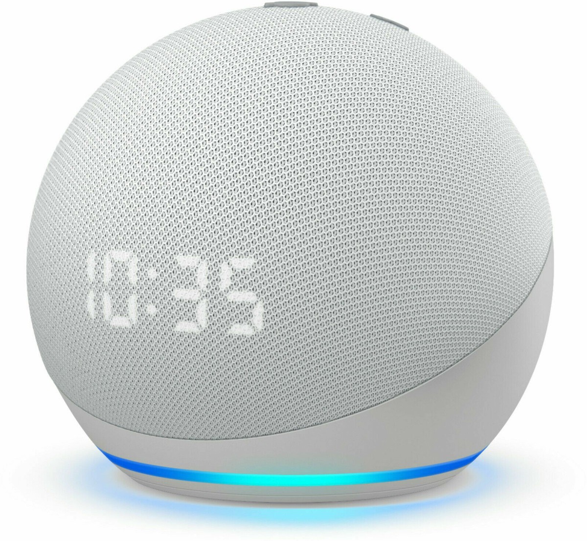 NEW Amazon Echo Dot Alexa Smart Speaker with Clock White | eBay