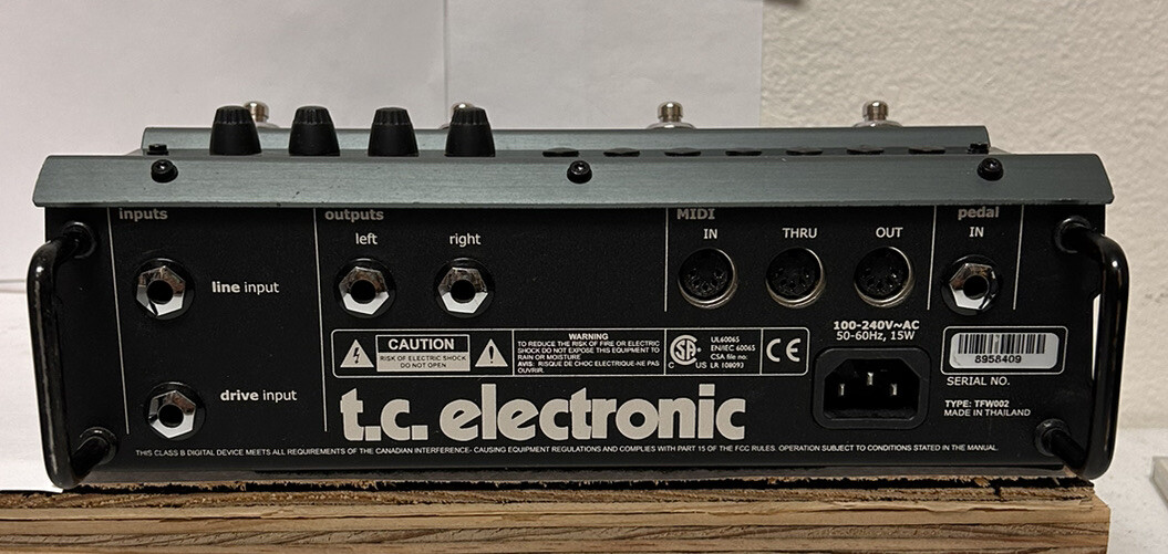 T.C. Electronic Nova System Guitar Multi Effects Processor Pedal