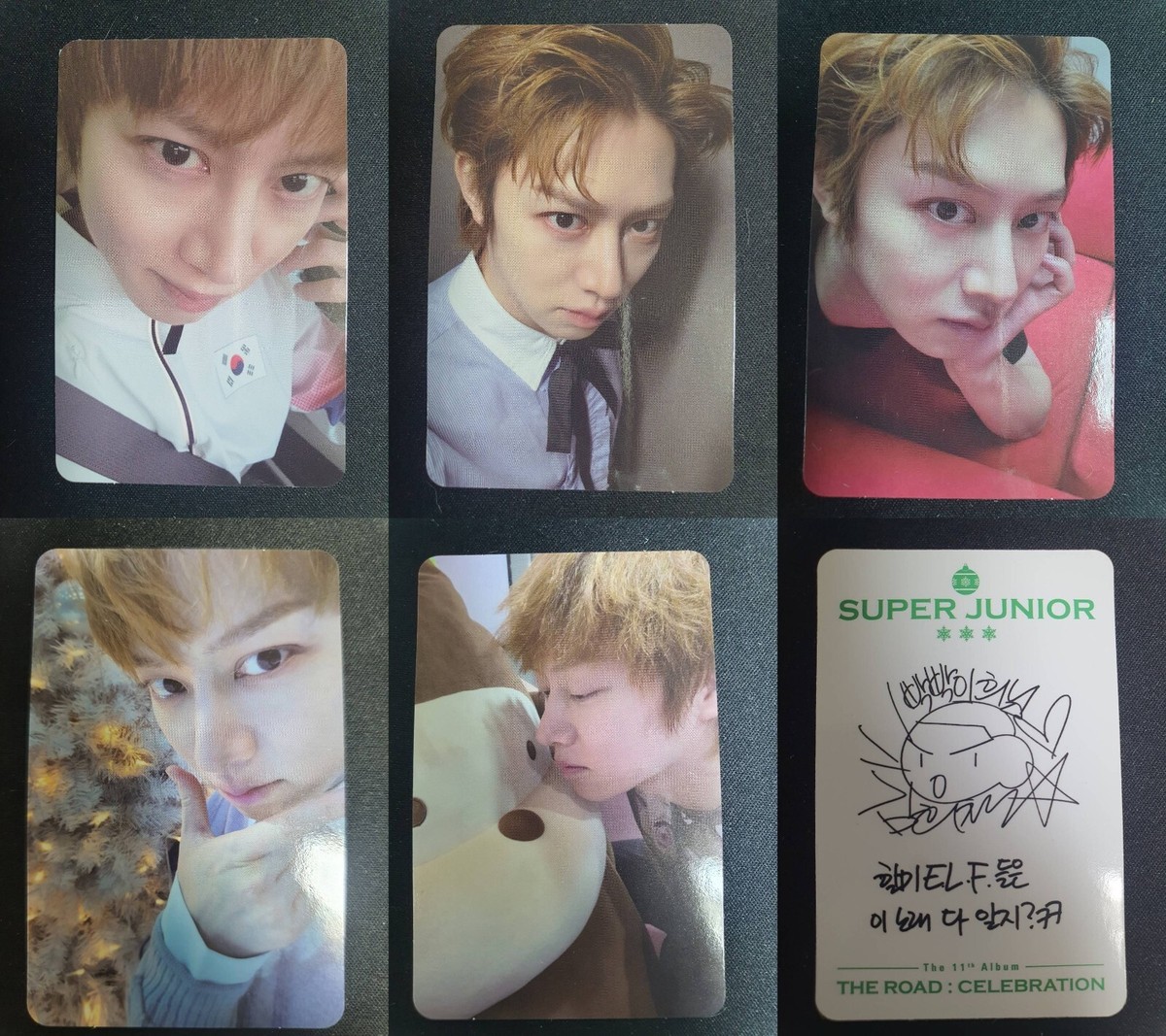 SUPER JUNIOR Official PHOTOCARD 11th THE ROAD : CELEBRATION Album