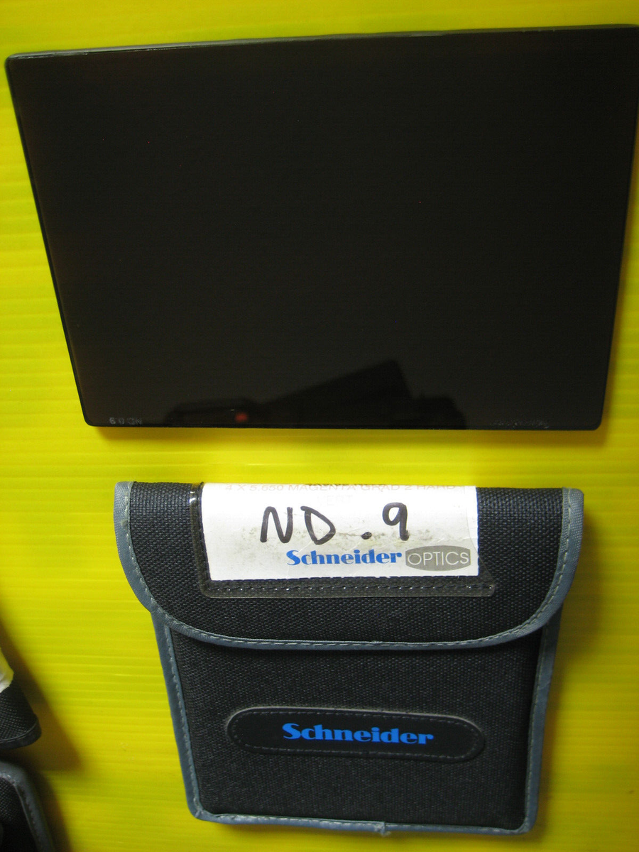 Schneider Filter 4x5.65 / ND .6 / .9 / 1.2 , Neutral Density, set