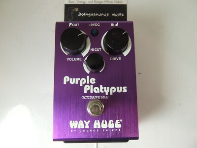 Way Huge Purple Platypus MKII Octidrive Octave Fuzz Effects Pedal
