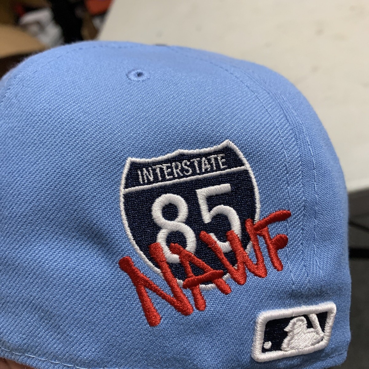 Migos Offset x Atlanta Braves New Era 59FIFTY Fitted - Baby Blue 7