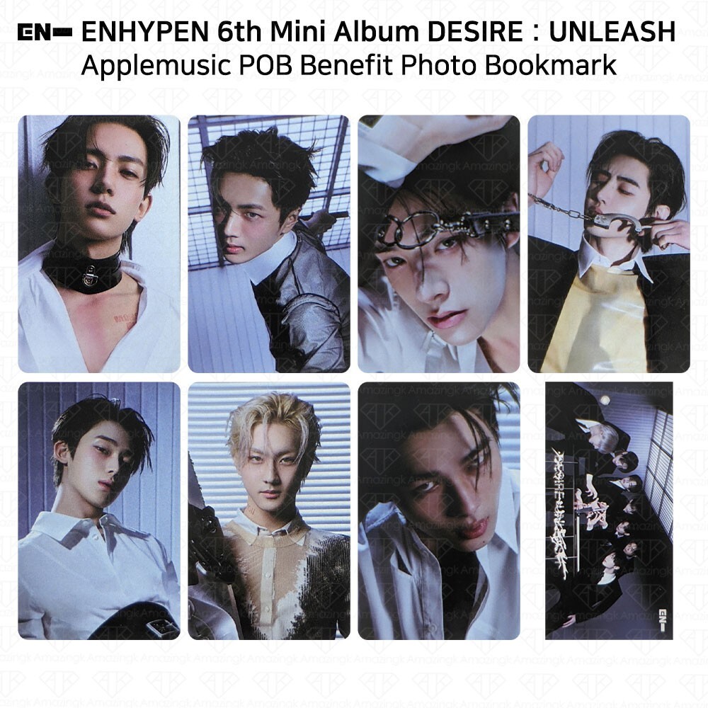 ENHYPEN 6th Mini Album Desire : Unleash Applemusic POB Photocard