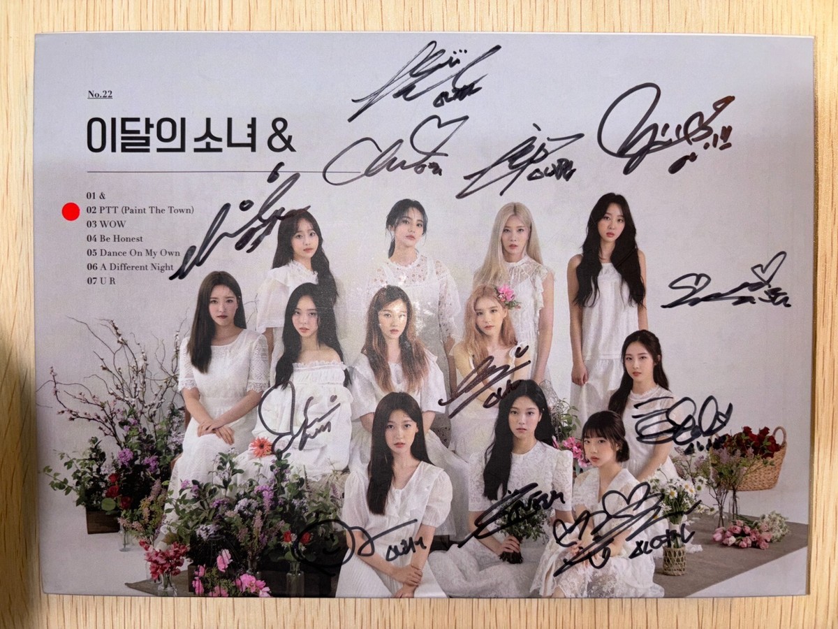 LOONA [&] All Member Autographed Sigend Promo Album PTT | eBay