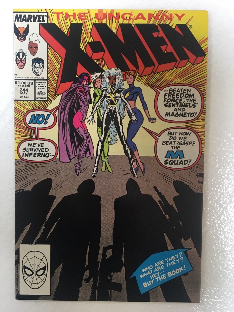 Uncanny X-men 244, 1st Appearance of Jubilee, 1st M Squad, 9.6 | eBay