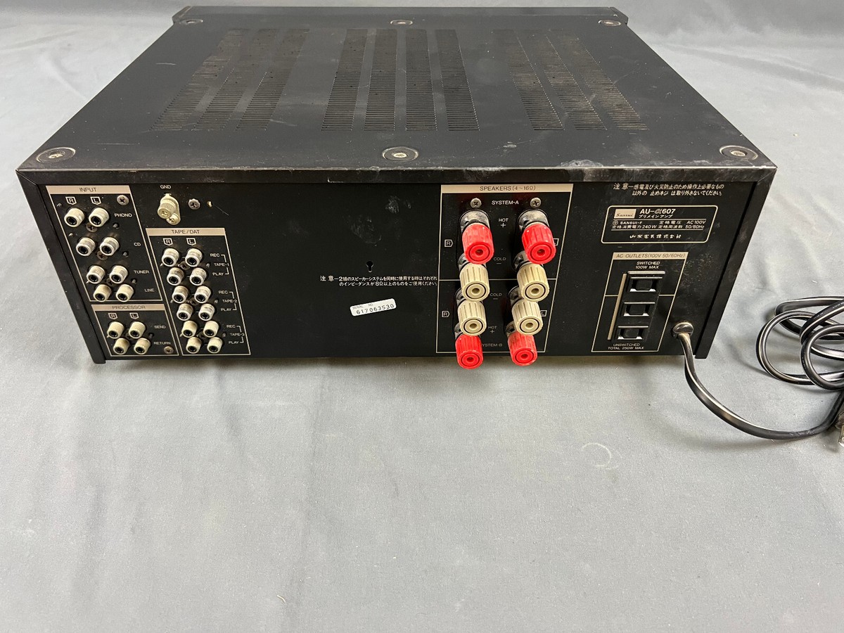 1987 Sansui AU-a607 Amp | Japanese Domestic Market | eBay