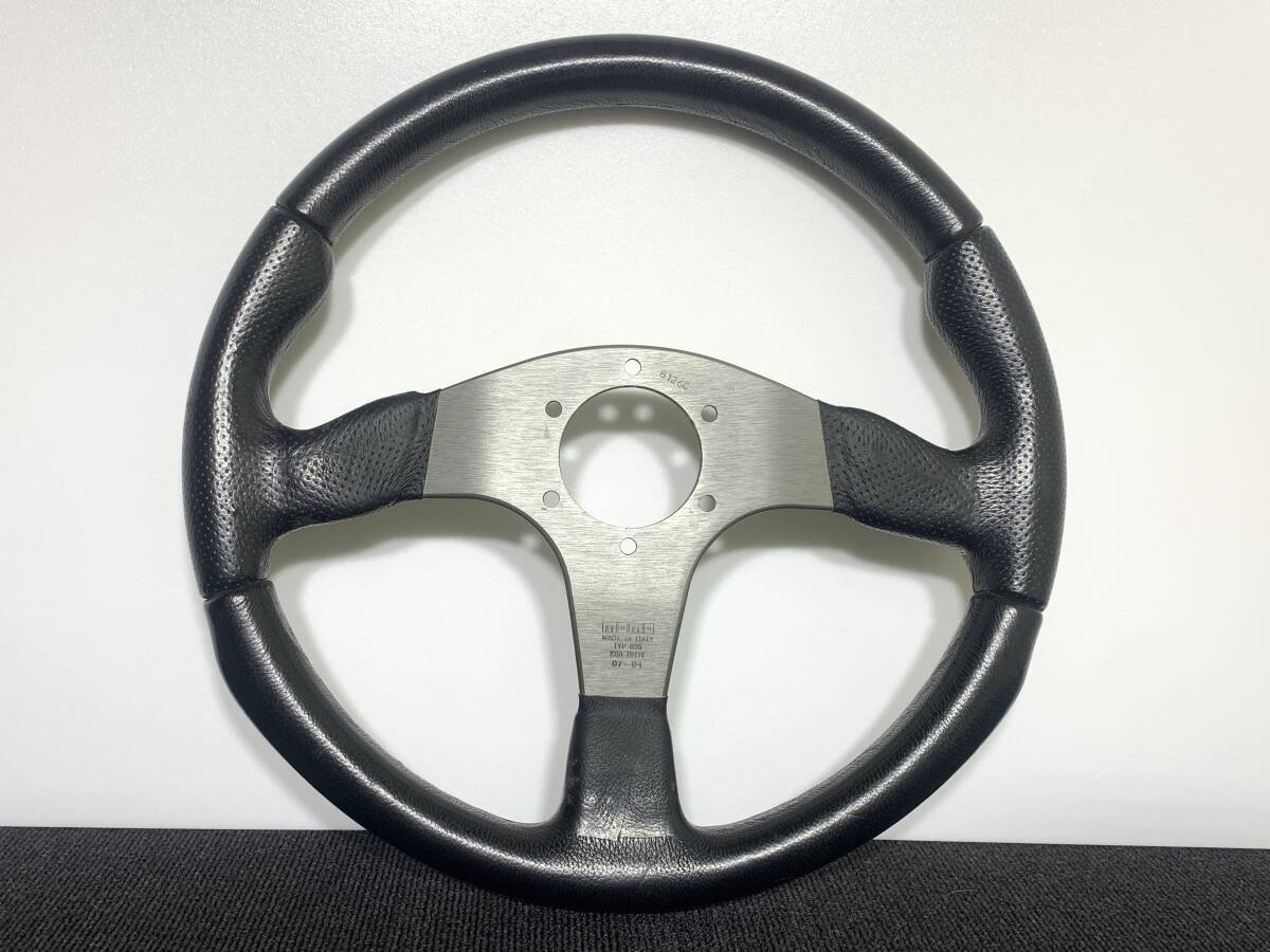 MOMO RACE D35 Steering Wheel 35Φ Black Leather Sports Type Vintage
