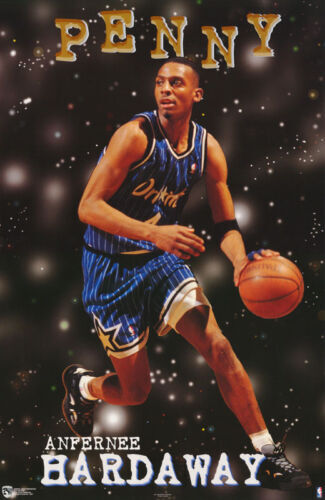 1997 Nabisco/Post Poster #2 Anfernee Penny Hardaway NBA Magic