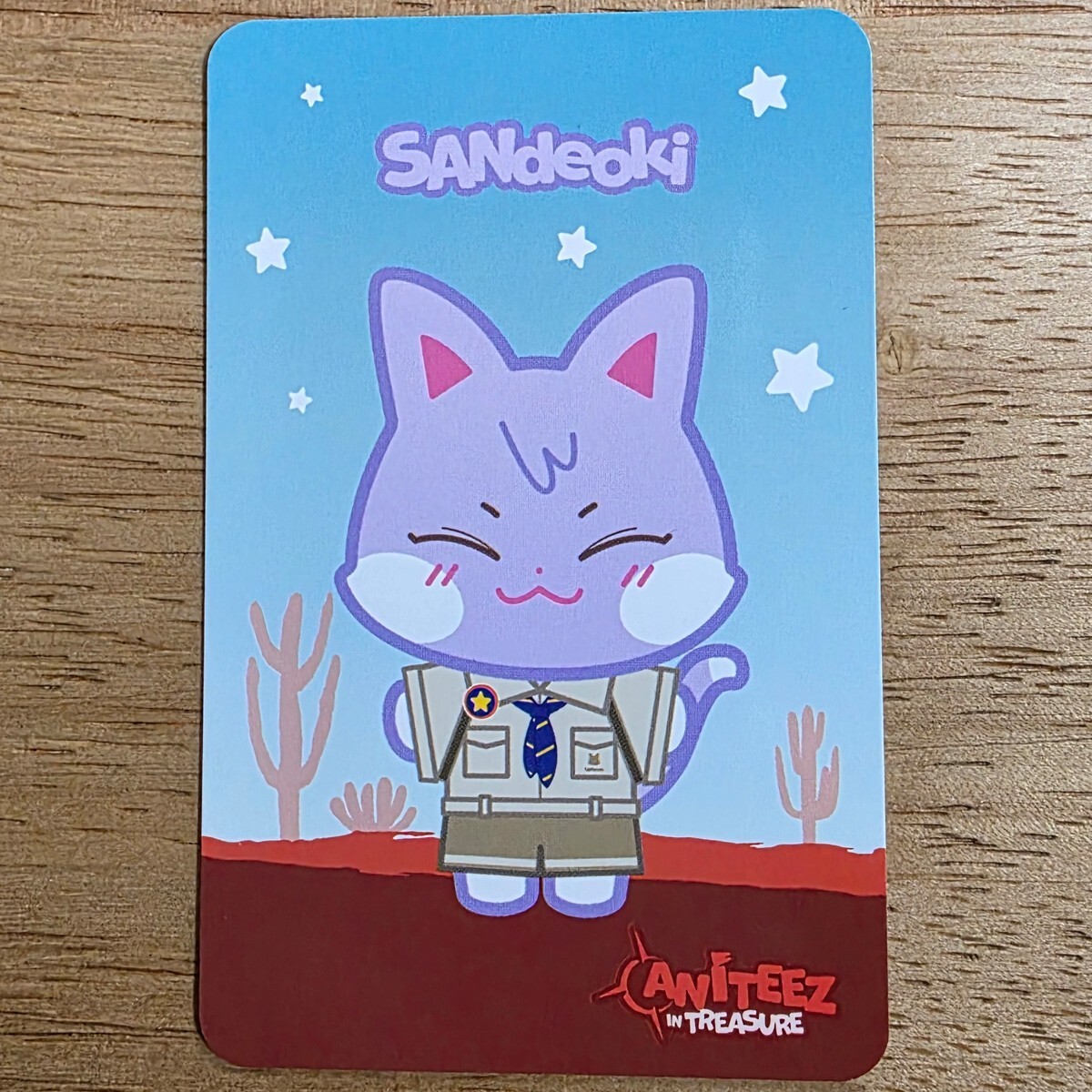 SANdeoki San Trading Card Photocard Ateez Pop-Up Aniteez in
