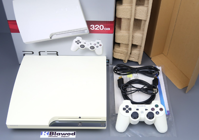 SONY PlayStation 3 PS3 CECH-2500B Classic White Console 320GB F/S