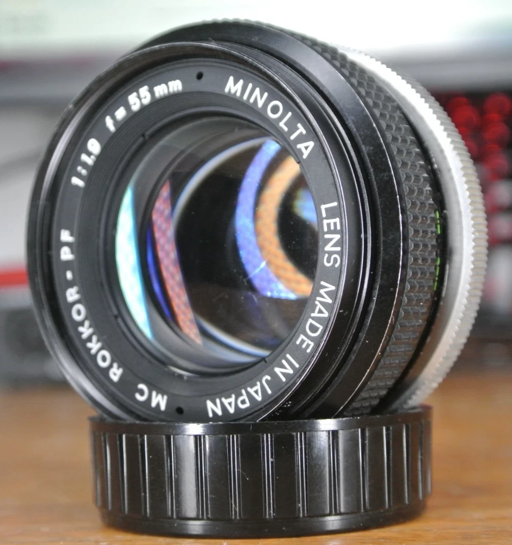 Minolta Rokkor PF Minolta MD 55mm Focal Camera Lenses for sale | eBay