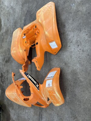 03 04 Kawasaki KFX400 Fenders Plastics Orange Front Fenders Rear