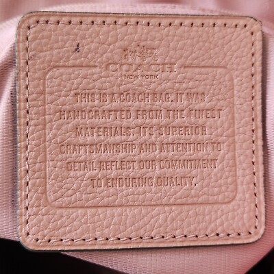 Coach New York EDIE Shoulder Bag 31 Pebble Leather Petal Pink