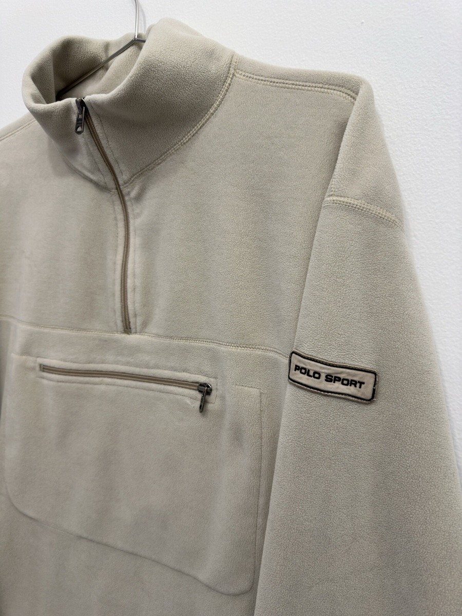 Polo Sport Ralph Lauren VTG PolarTec Thermal Pro 1/4 Zip Fleece