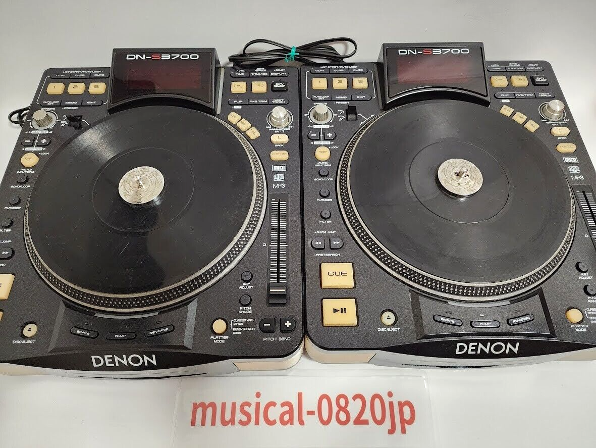 Denon DJ DN-S3700 Pair Digital Media Turntable CD Player CDJ MP3
