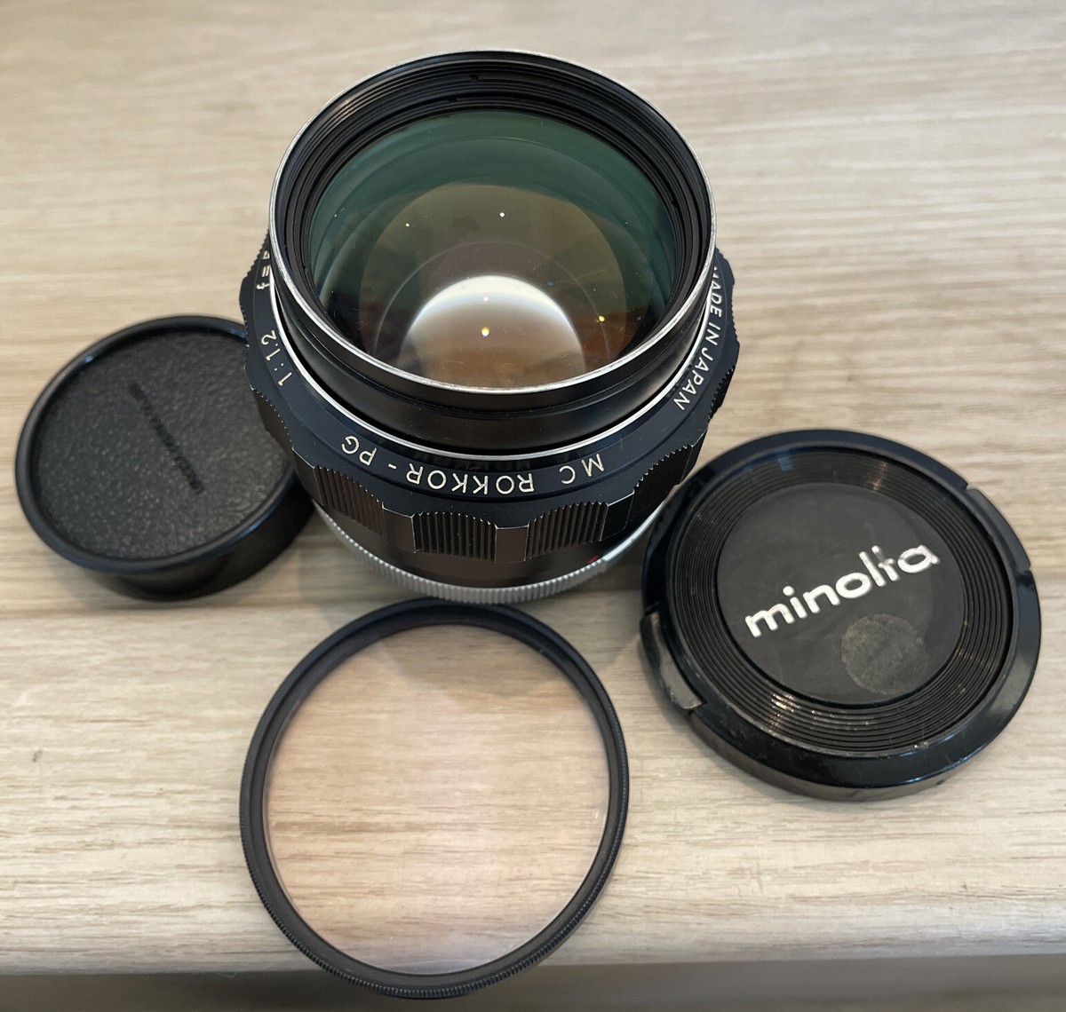 Minolta MC ROKKOR PG 58mm f/1.2 ”Hawk Eye” MF Prime Lens | eBay