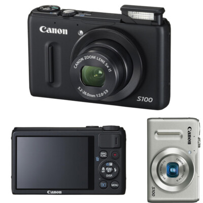 Canon PowerShot S100 12.1 MP Digital Camera w 5x Wide Angle -90