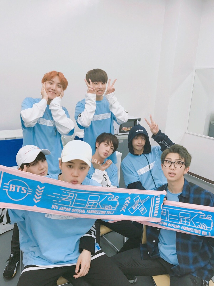 BTS Japan Fanmeeting Vol. 3 Official T-shirt Blue Size S, M | eBay