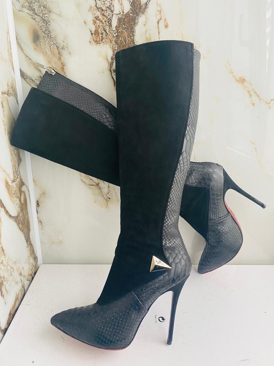 Cesare Paciotti Women Classic Boots Heels Size 37,5 | eBay