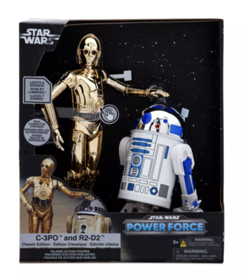 Disney Parks C-3PO and R2-D2 Talking Action Figure Set Classic