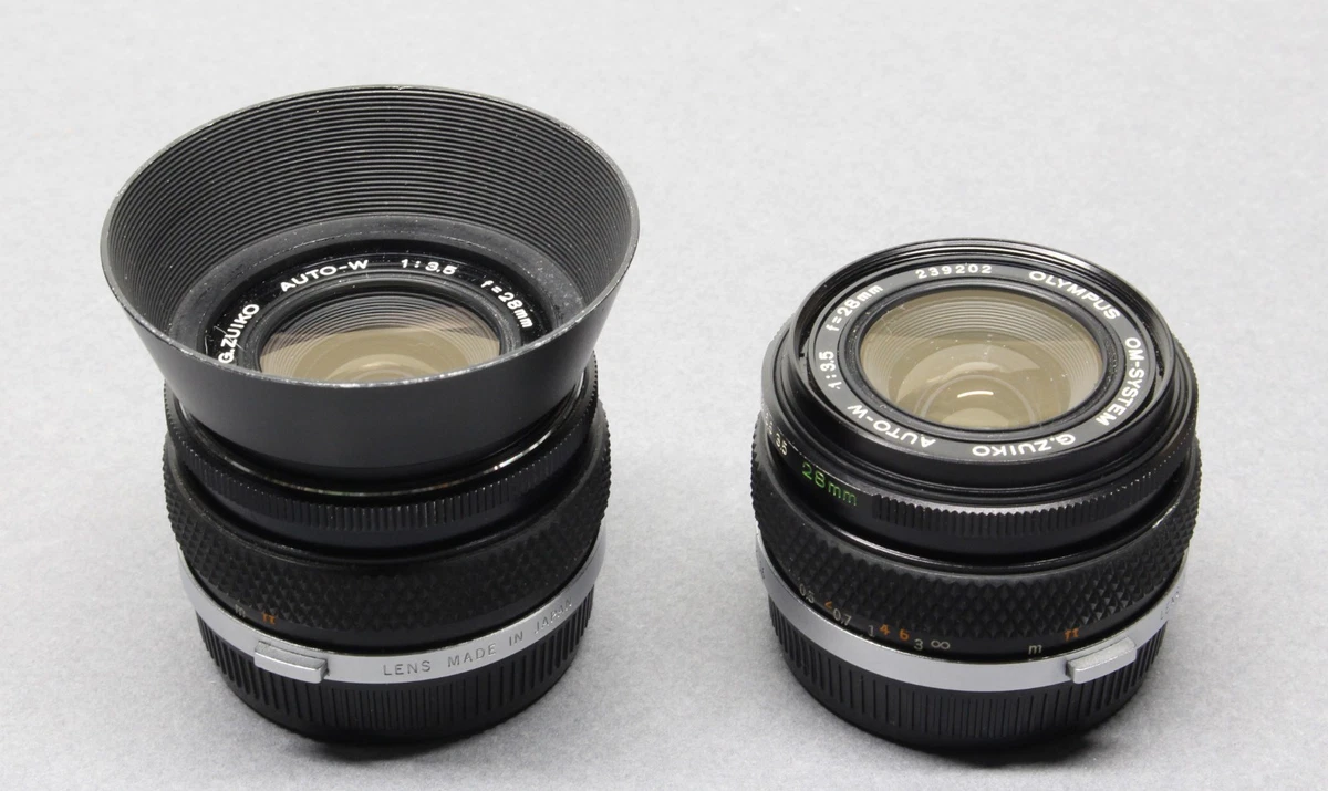 F/3.5 Camera Lenses Olympus Zuiko 28mm Focal for sale | eBay