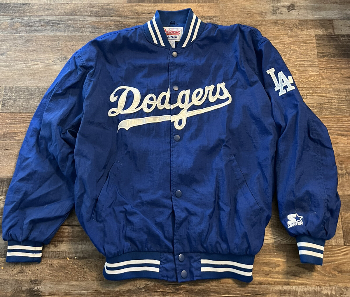 1995 Vintage Los Angeles Dodgers Baseball Nike Starter Game Used