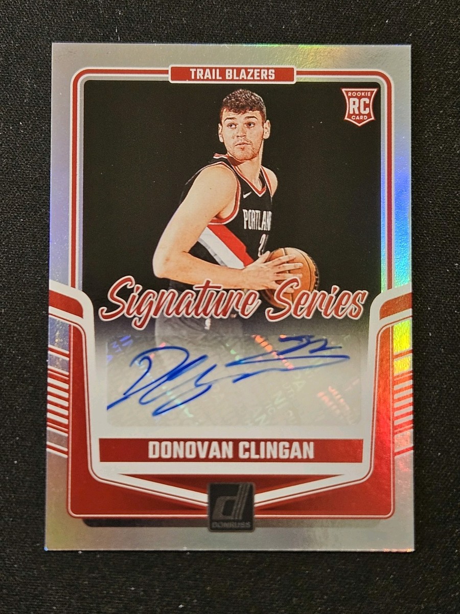 2024-25 Panini Donruss - Signature Series Donovan Clingan Silver