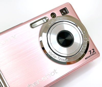 SONY Cyber-shot DSC-W80 Pink 7.2MP 3x optical zoom Digital Camera