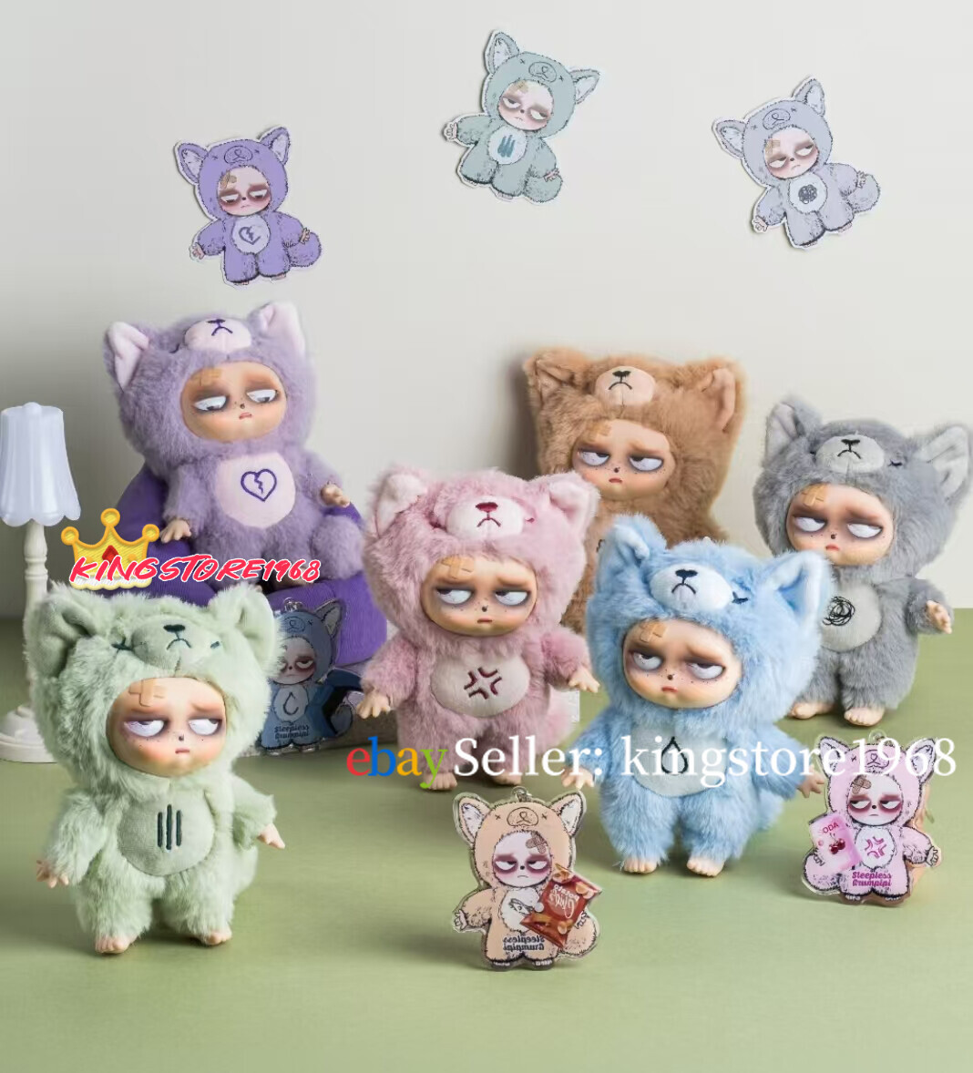 Grumpipi Sleepless Grumpipi Plush Series Confirmed Blind Box