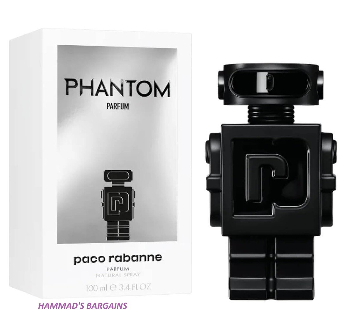 PACO RABANNE PHANTOM PARFUM 3.4 OZ / 100 ML FOR MEN (NIB) SEALED