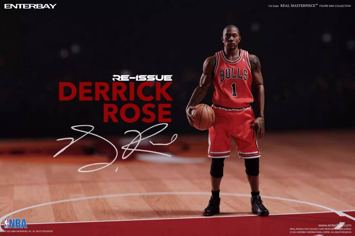 ENTERBAY 1/6 NBA Bulls Derrick Rose Limited Ver. Action Figure #1