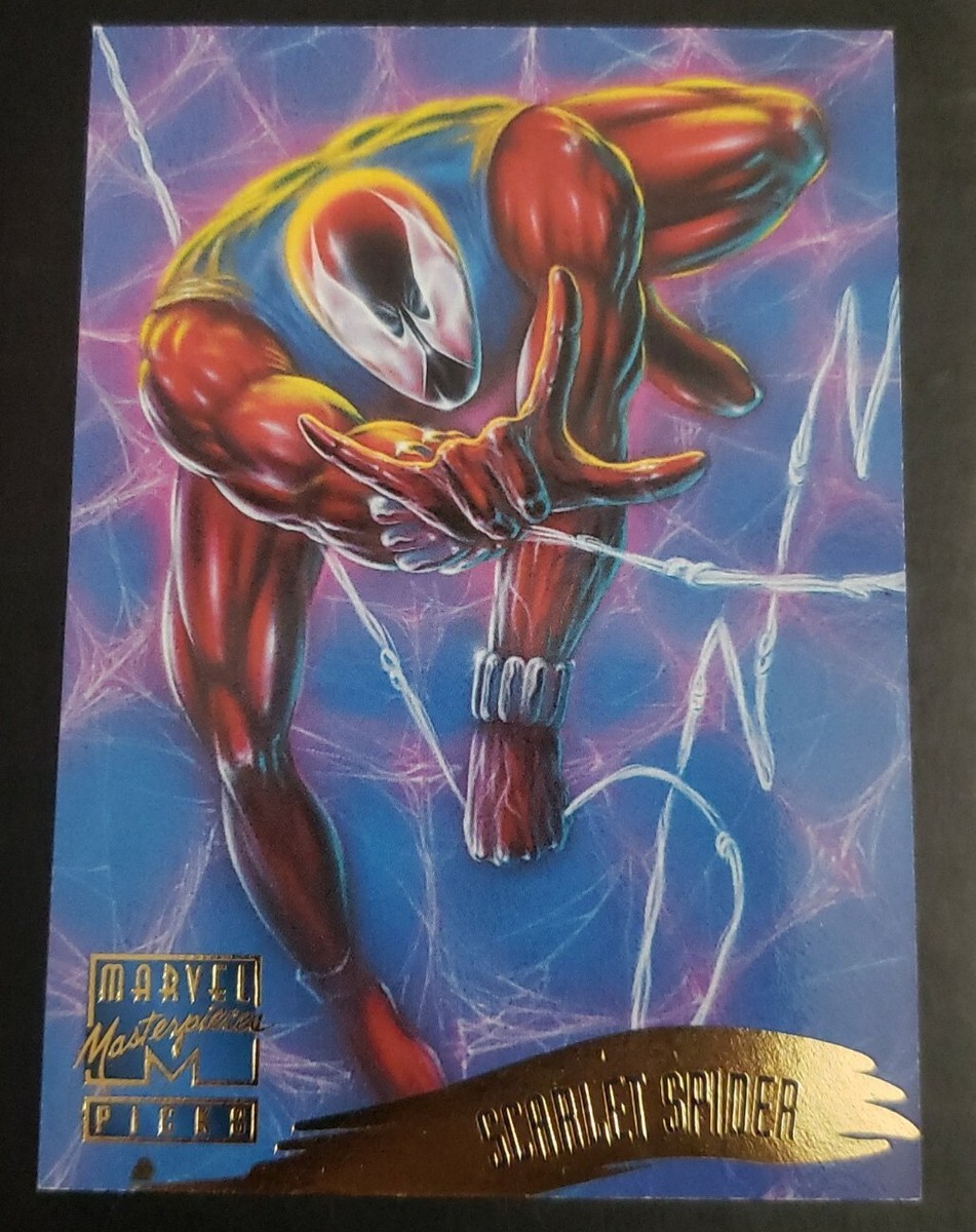 Scarlet Spider ( 1995, Fleer ) Marvel Masterpieces Pick Card #143