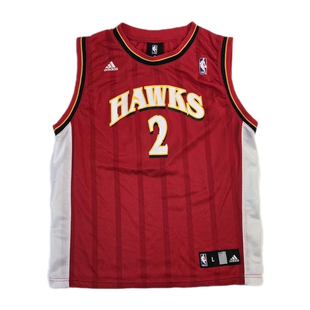 Vtg Atlanta Hawks Jersey #2 Joe Johnson NBA Basketball adidas