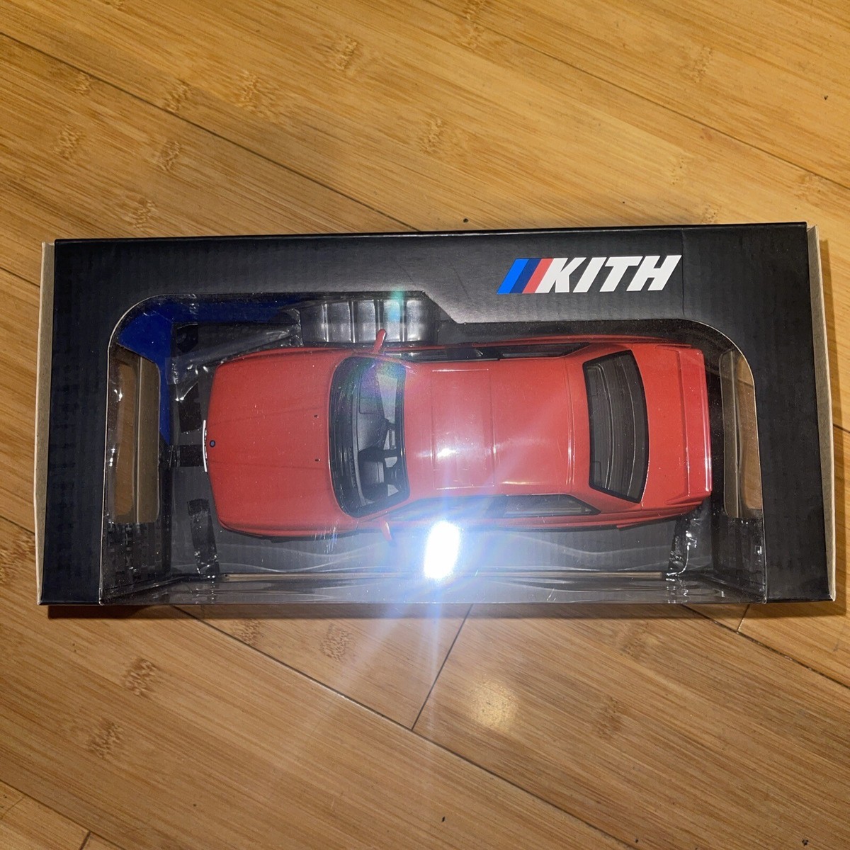 Ronnie Fieg's Kith BMW M3 E30 Red Diecast Replica 1:18 Scale Car