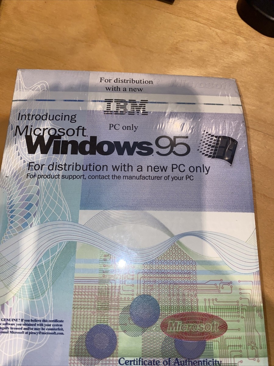 WINDOWS 95 ORIGINAL MICROSOFT Floppy Disks! Full Package W