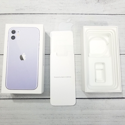 Apple iPhone 11 EMPTY BOX ONLY - Purple 64GB MWJJ2LL/A | eBay