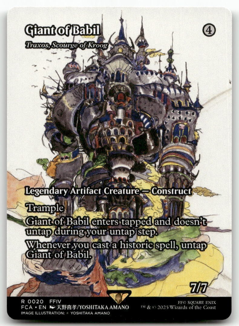 Giant of Babil - Traxos, Scourge of Kroog (Showcase) #20 MTG Final