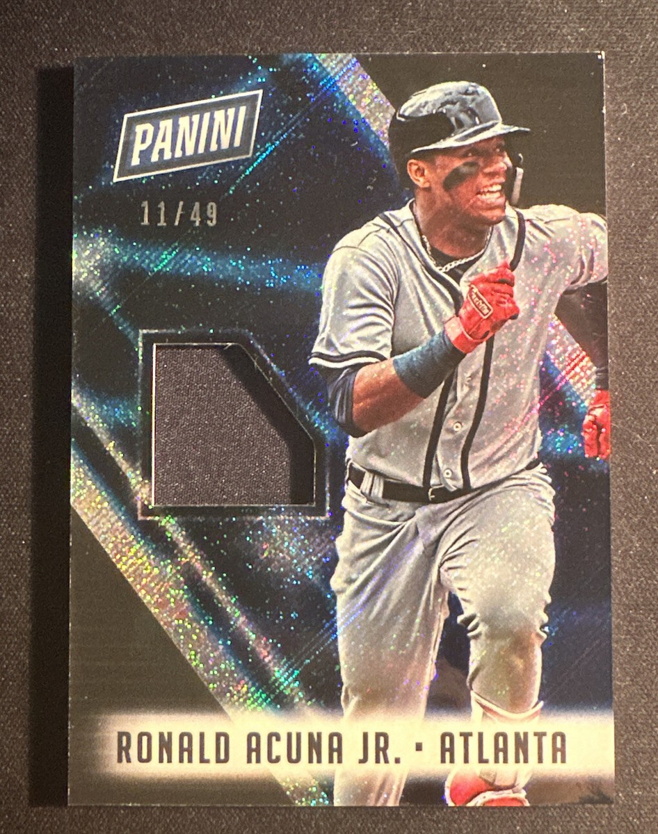 2018 Panini The National Ronald Acuna Jr. Braves RC Rookie Patch