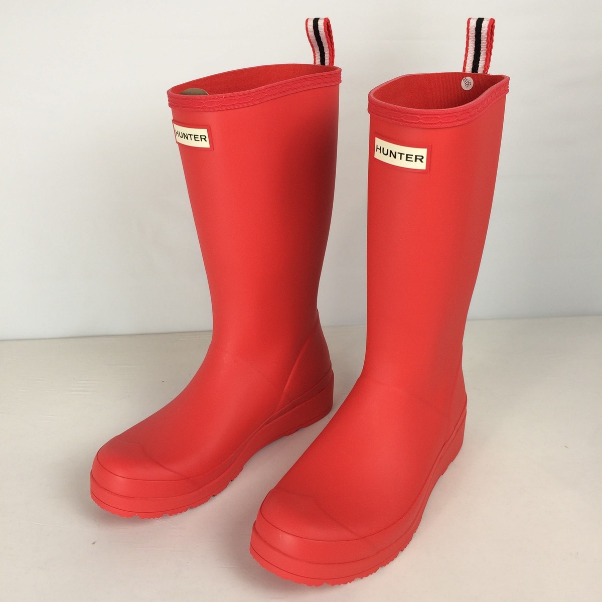 Hunter Original Play Boot Tall Women's Casual Boots, Logo Red, W7