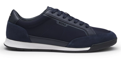 HUGO BOSS MENS SHOES DARK BLUE NITAN TXSD 50548864401 | eBay