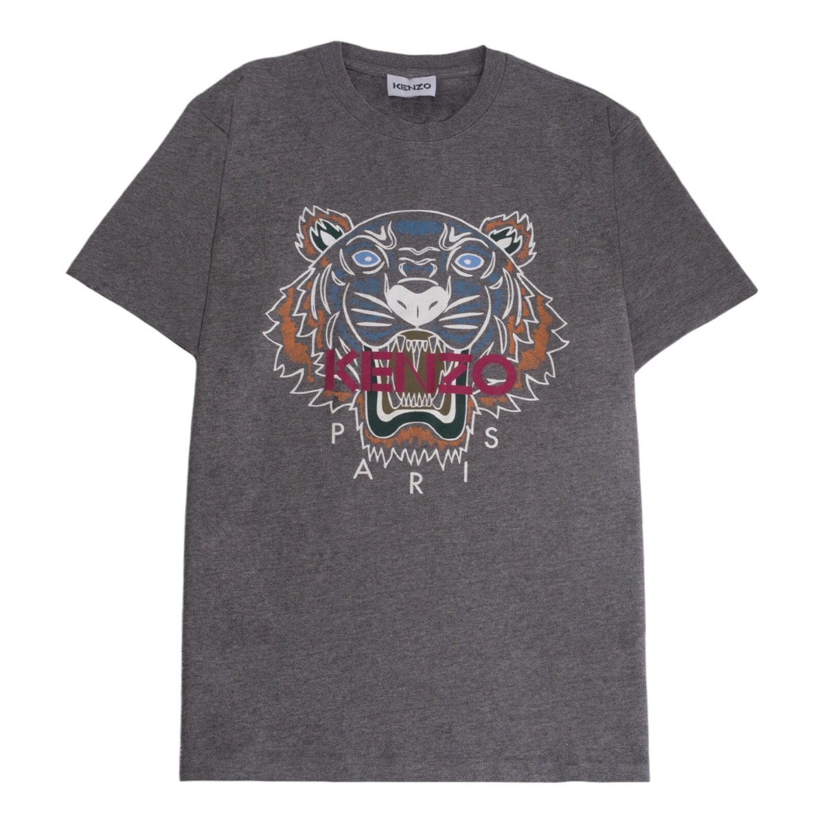 Kenzo Men's Tiger Classic T-Shirt FC65TS0204YL Dove Grey - BRAND