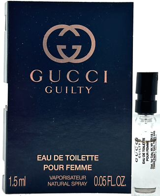 GUCCI GUILTY POUR FEMME EAU DE TOILETTE VIAL SPRAY FOR WOMEN 0.05