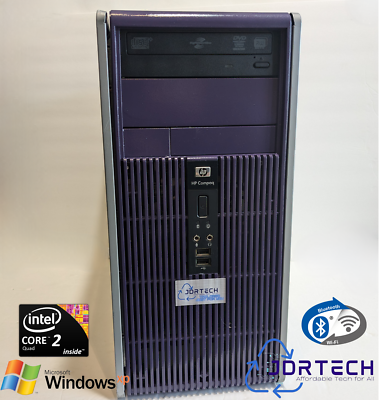 HP Compaq DC5800 MT Intel Core2 8GB SSD Windows XP WIFI BT GPU CNC