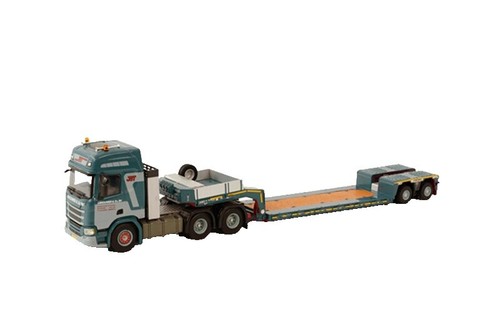 WSI 01-3681 Scania Highline 8x4 Truck with 4-axle low loader