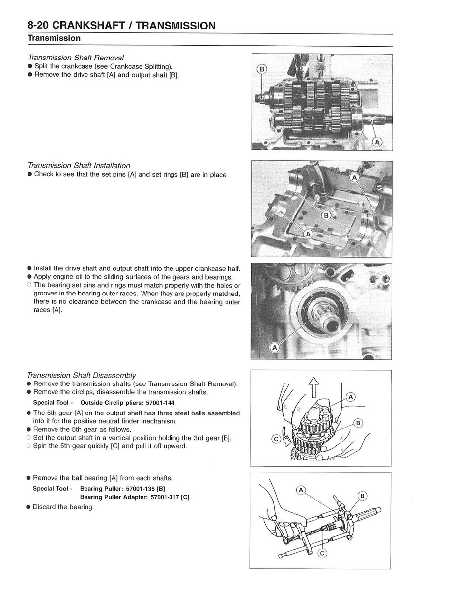 2000-2001 Kawasaki Ninja ZX-9R Workshop Manual Service & Repair